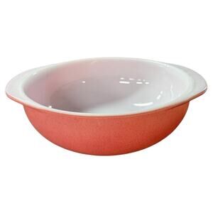 Vintage Pyrex Pink Speckled 024 2QT Mixing Bowl Ovenware USA
